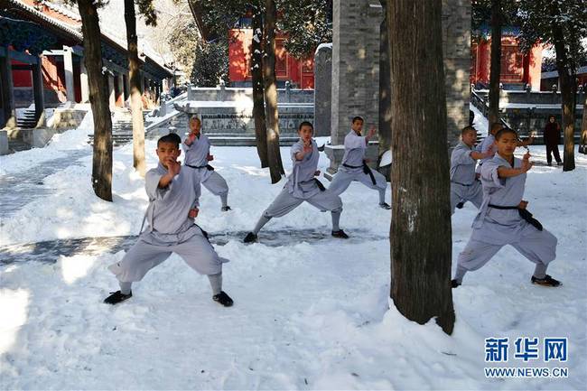 酷酷酷！一睹扫地僧雪中练武什么样子？！